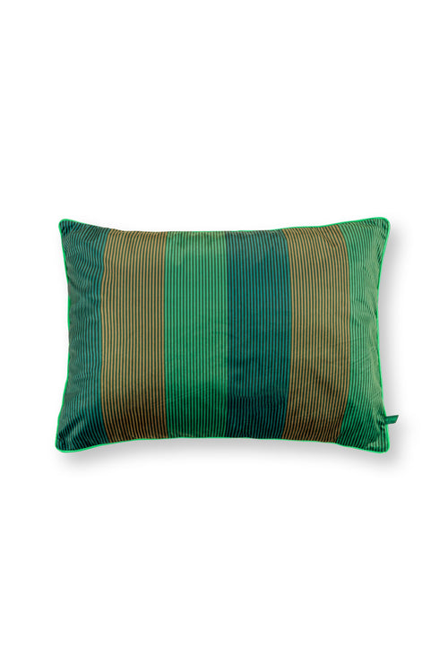 Pip Studio Sierkussen Multi Stripe - Groen - 50x70cm