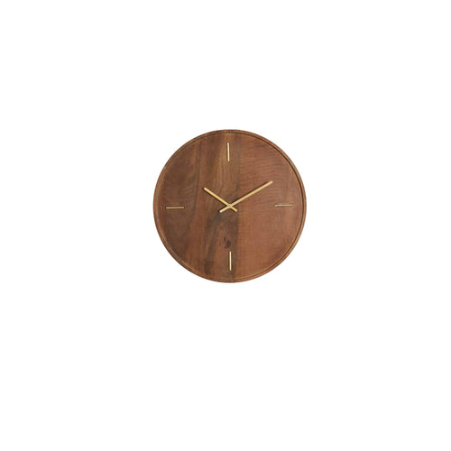 Light & Living klok Veti - bruin - Ø41cm