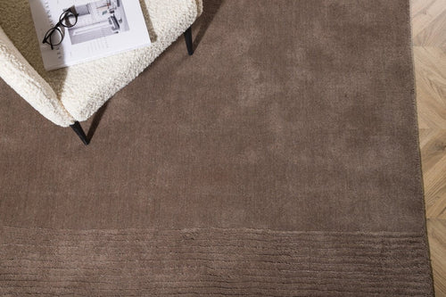 Rebellenclub Vloerkleed Valletta - 350 x 250 cm - Bruin - vtwonen shop