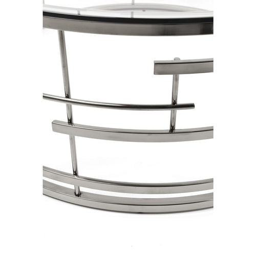 Kare Design Salontafel Jupiter Ø100cm zilver - vtwonen shop