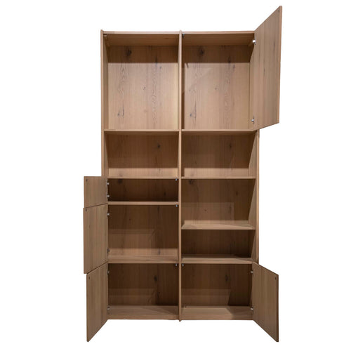 DÉJA Living Wandkast Ourense - Naturel Eiken - 120x40x200cm