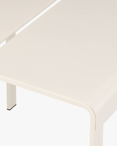 noo.ma Oto Table 80 x 80 cm - stalen buitentafel, Piazza Beige