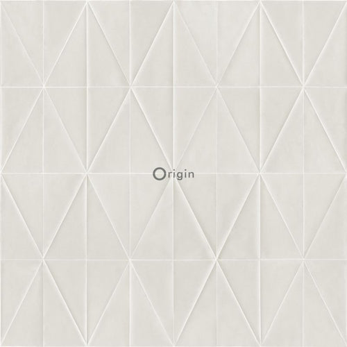 Origin Wallcoverings behang grafische vorm glanzend zilver grijs - 53 cm x 10,05 m - 347232 - vtwonen shop