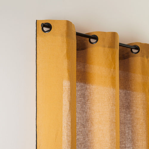 Madura Gordijn Carlina oker en zwarte hommel 200x280 cm
