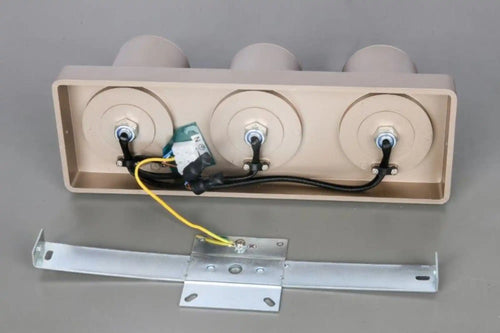 Artdelight spot Megano - 3 lichts - 30  x 11.5   cm - brons - vtwonen shop