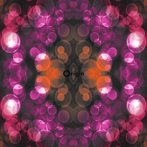 Origin Wallcoverings behang kaleidoskoop-motief roze en oranje - 53 cm x 10,05 m - 337202 - vtwonen shop