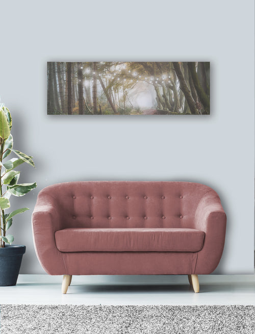 Art for the Home Canvas LED - Boswandeling - 30x90cm - vtwonen shop
