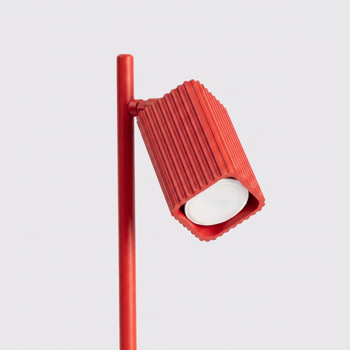 Sollux Lighting Tafellamp RAYO rood - 14,5x14,5x43cm