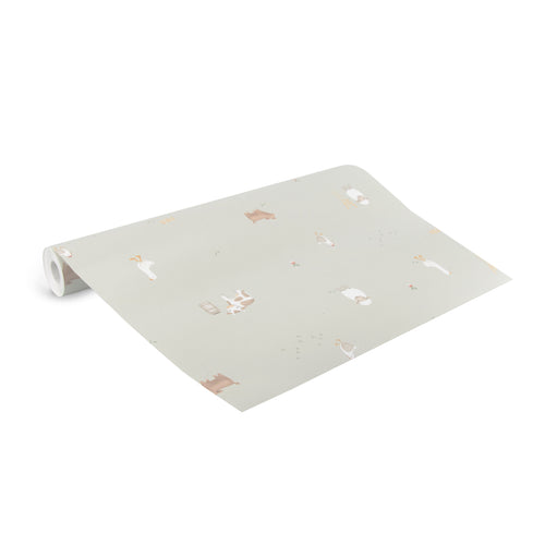 Little Dutch Vliesbehang - Little Farm - Groen 10mx52cm - vtwonen shop