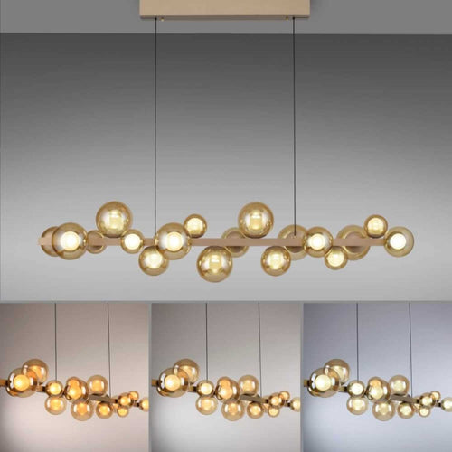 Neuhaus PURE hanglamp E-Popup - 18 lichts - 120  x 240   cm - champagne - vtwonen shop