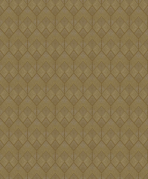 Masureel behang geometrische vormen bruin - 53 cm x 10.05 m - 632320 - vtwonen shop