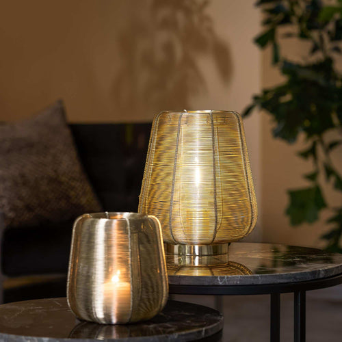 Light & Living tafellamp Adeta - zilver - Ø22cm - vtwonen shop