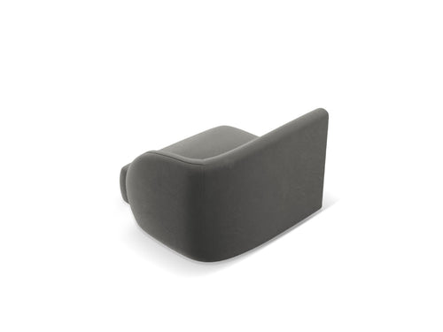 Micadoni rechter module Miley flueel lichtgrijs - 90x90x70cm