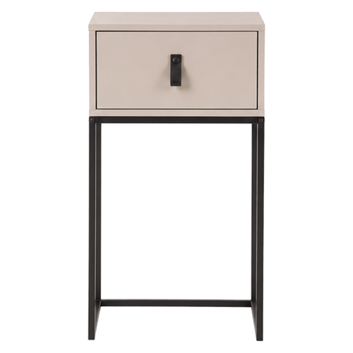 WOOOD nachtkastje met lade geborsteld dust Zola - 74x40x35