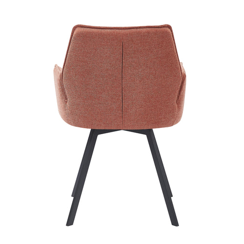 Livingfurn eetkamerstoel Louise Blush - stof - 1 stuk - vtwonen shop