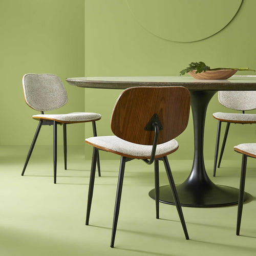 Signature - OLYMPIA Set van 2 stoelen - Beige - 46x76,5x45 cm