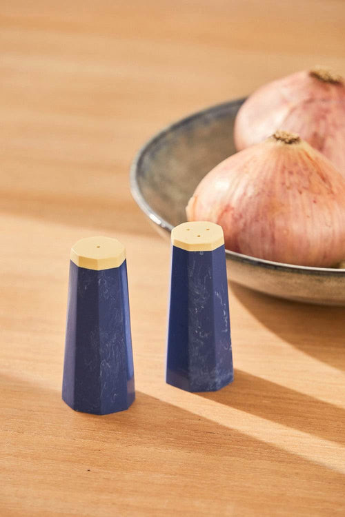 Calma House Zout- en peperstrooier set Mango - Blauw - Diam. 3.3x8
