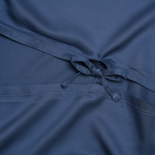 Coco & Cici - TENCEL Twill Dekbedovertrek Donker Blauw - 140x200 + 1 kussensloop 60x70