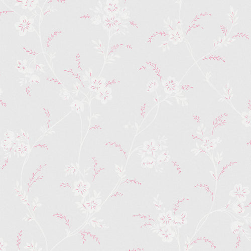 Laura Ashley vliesbehang Eva Floral - Sugared Grey - vtwonen shop