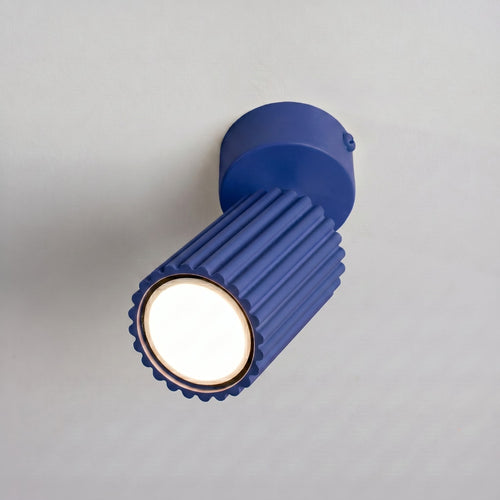 Sollux Lighting Plafondlamp KARBON 1 ultramarijn - 7x7x18cm