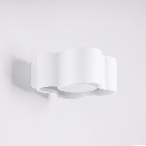 Sollux Lighting Wandlamp OVIO wit Gx53 - 12x14,5x6cm