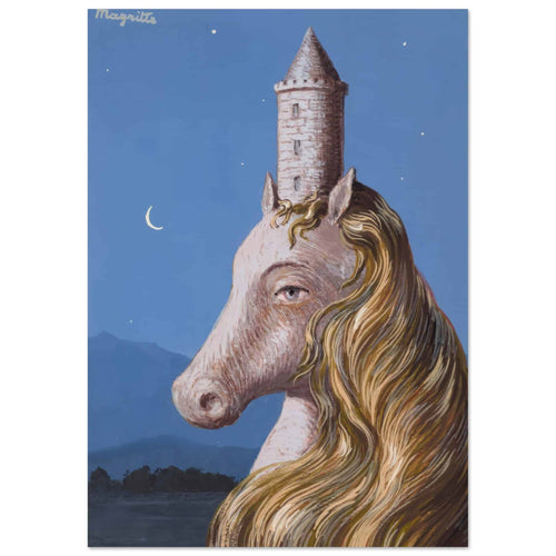 Artfulprints  René Magritte - Le coeur du monde   poster A4 21x29.7 cm - vtwonen shop