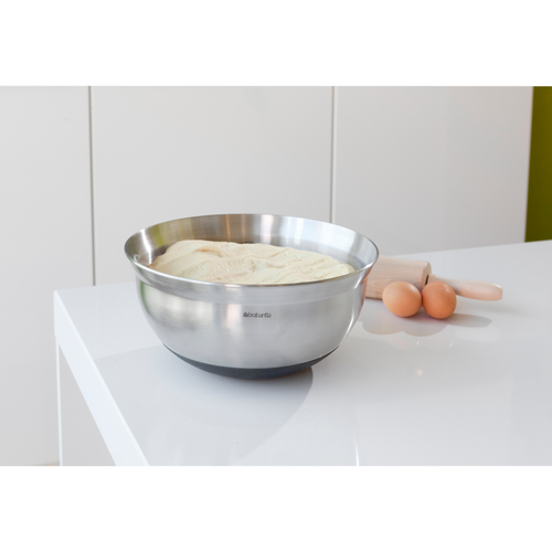 Brabantia Profile Mengkom met antislip bodem, 3,0 liter - Matt Steel