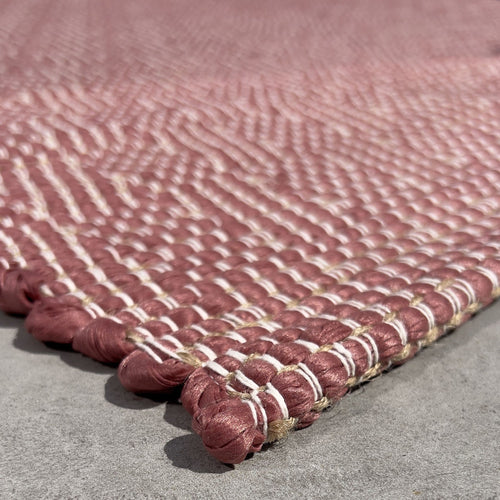 AFK Living vloerkleed Pessoa - handgemaakt - Katoen en gerecyclede vezels - 160 x 230 cm