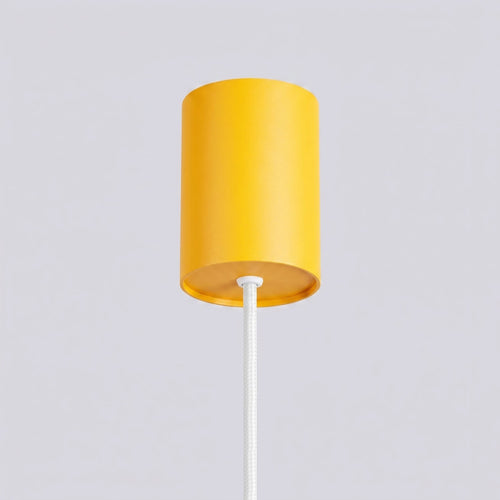 Sollux Lighting Hanglamp HALO 1 geel - 12x12x120cm