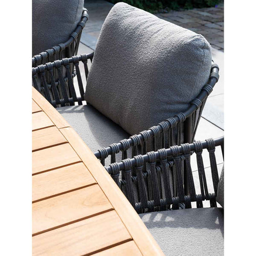 4 Seasons lage lounge dining stoel Capalbio bruin - vtwonen shop