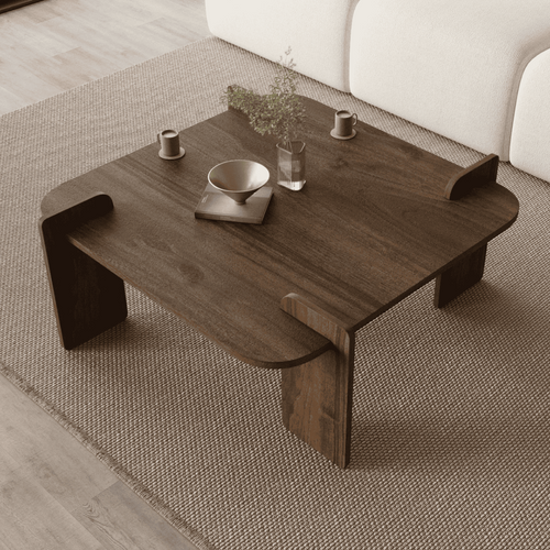 Calicosy - NOMA Salontafel - Naturel - 90x90x35 cm