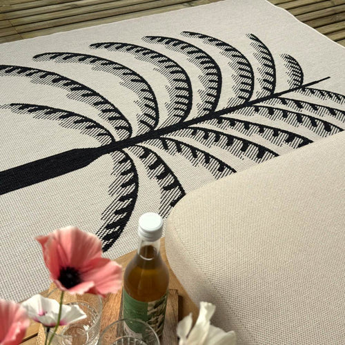 Buitenkleed Breeze zwart/wit - Interieur05 - 200 x 290 cm - vtwonen shop