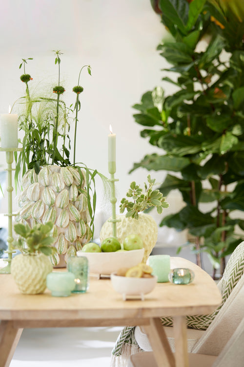 Light & Living vaas CARAMBOLA - 35x33x47cm - bruin - vtwonen shop