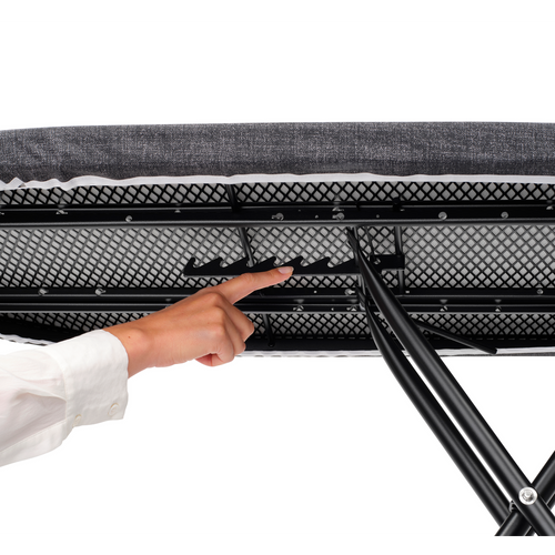 Brabantia Strijkplank C - 124x45 - met solide stoomunithouder - denim grey - vtwonen shop