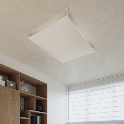 Sollux Lighting Plafondlamp LUNA 3 wit - 130x105x15cm