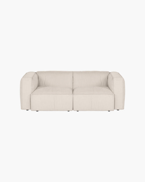 noo.ma Lobi 2-zits bank - beige corduroy, medium soft zitcomfort