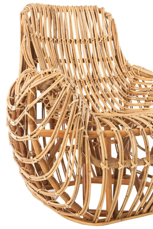 J-Line zetel Ana - rotan - naturel