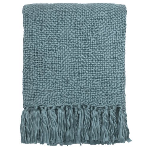 Malagoon plaid Solid - loodblauw - 125x150cm