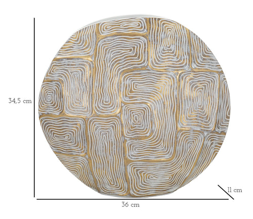 Mauro Ferretti vaas - 36 x 11 x 34,5 cm - goud