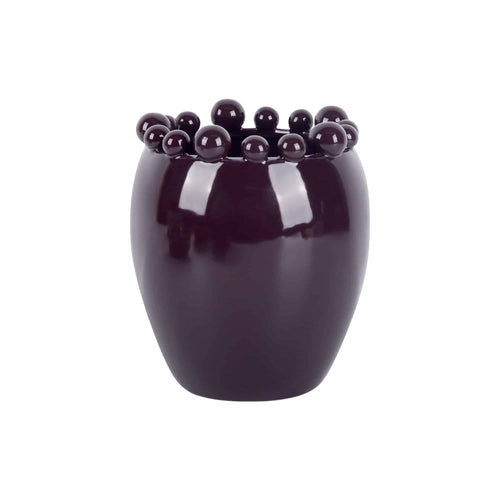 Present Time vaas Cadiz Dotty Medium - paars - Ø16cm