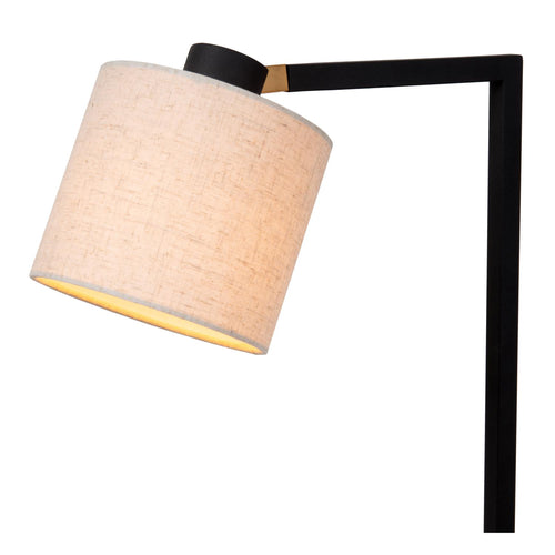 Lucide vloerlamp LESLEY - 1xE27 - Zwart - vtwonen shop