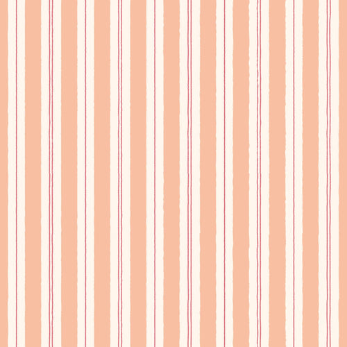 ESTAhome behang strepen roze en rood - 50 x 900 cm - 131963