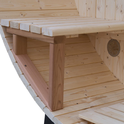 Home Deluxe LAGOM DELUXE barrelsauna met houtkachel - Afmetingen: ca. 210 cm x 240 cm - vtwonen shop