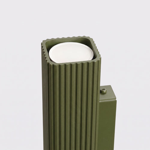 Sollux Lighting Wandlamp RAYO 20 olijfgroen - 6x8x20cm