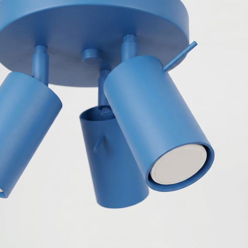 Sollux Lighting Plafondlamp RING 3P azuur - 25,7x25,7x14,5cm
