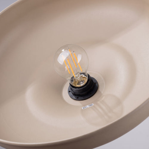 Sollux Lighting Hanglamp GINA taupe - 38x38x74cm