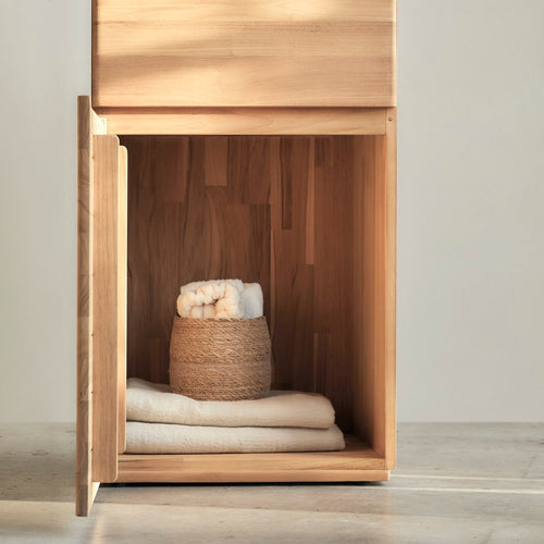 Tikamoon Kolomkast in massief teak - Naturel