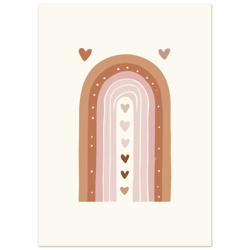 Artfulprints  Pastel rainbow I   poster 50x70 cm - vtwonen shop