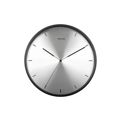 Karlsson wandklok Finesse - zilver - Ø40cm - vtwonen shop