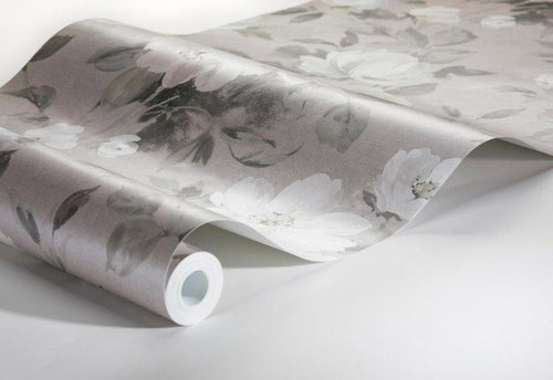 Borastapeter behang bloemen roze - 53 cm x 10.05 m - 660430 - vtwonen shop